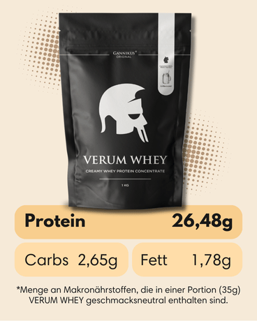 VERUM WHEY PROTEIN SAMPLE - 30g