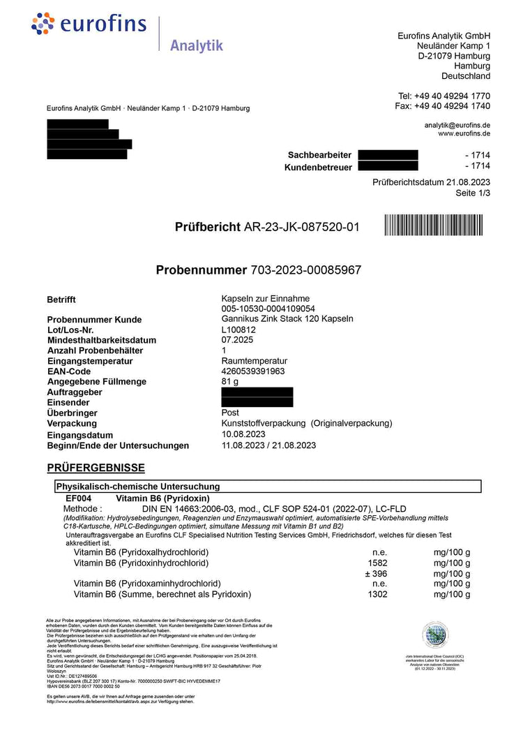 ZINK STACK - 120 Kapseln