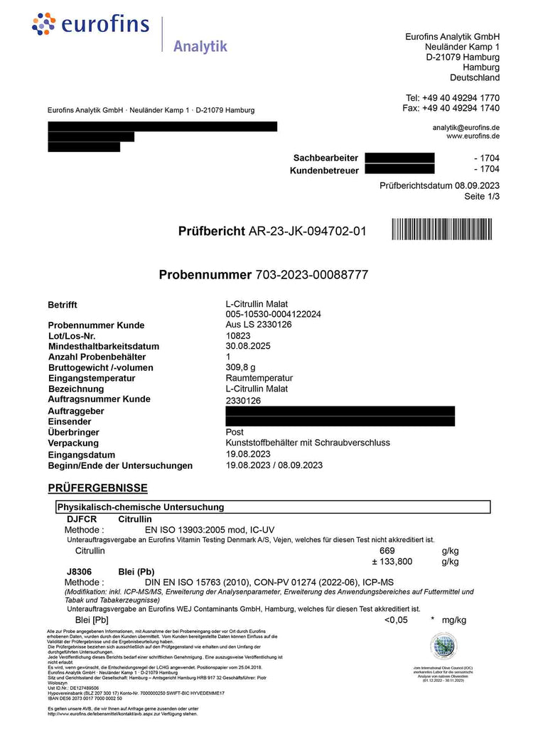 L-CITRULLINE - 500g