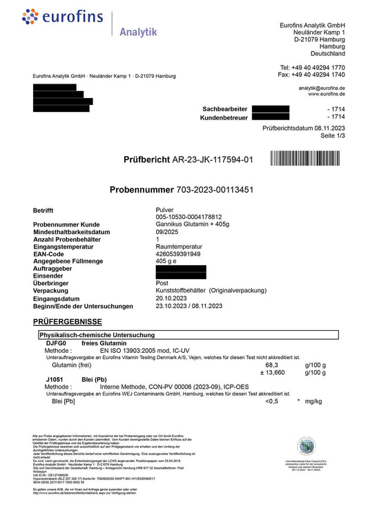GLUTAMIN+ - 405g