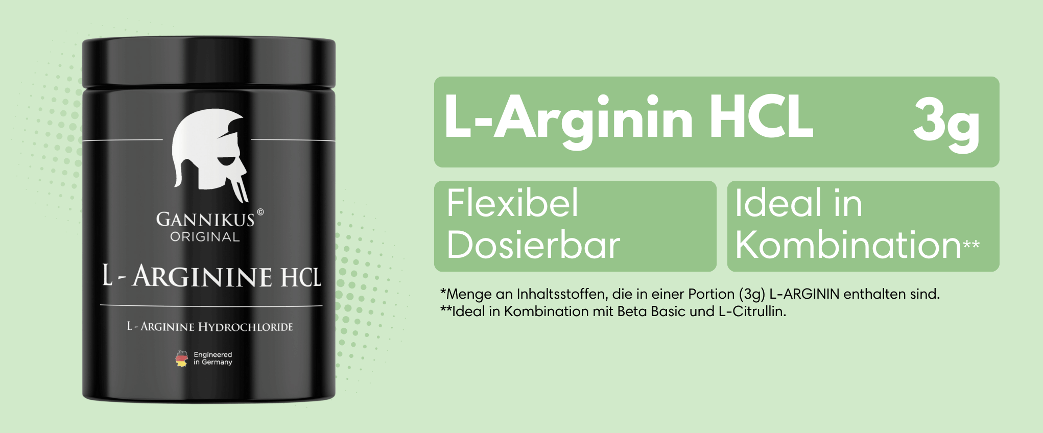 L-ARGININE HCL - 500g