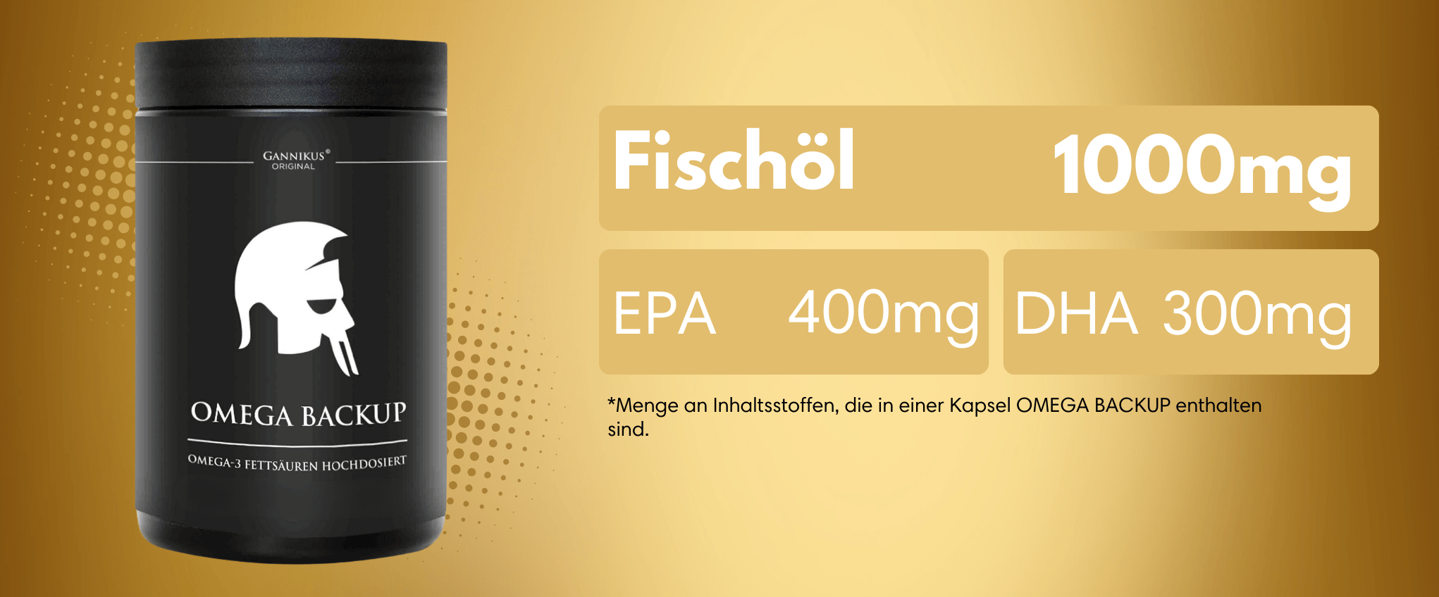 OMEGA BACKUP - 3x120 Kapseln