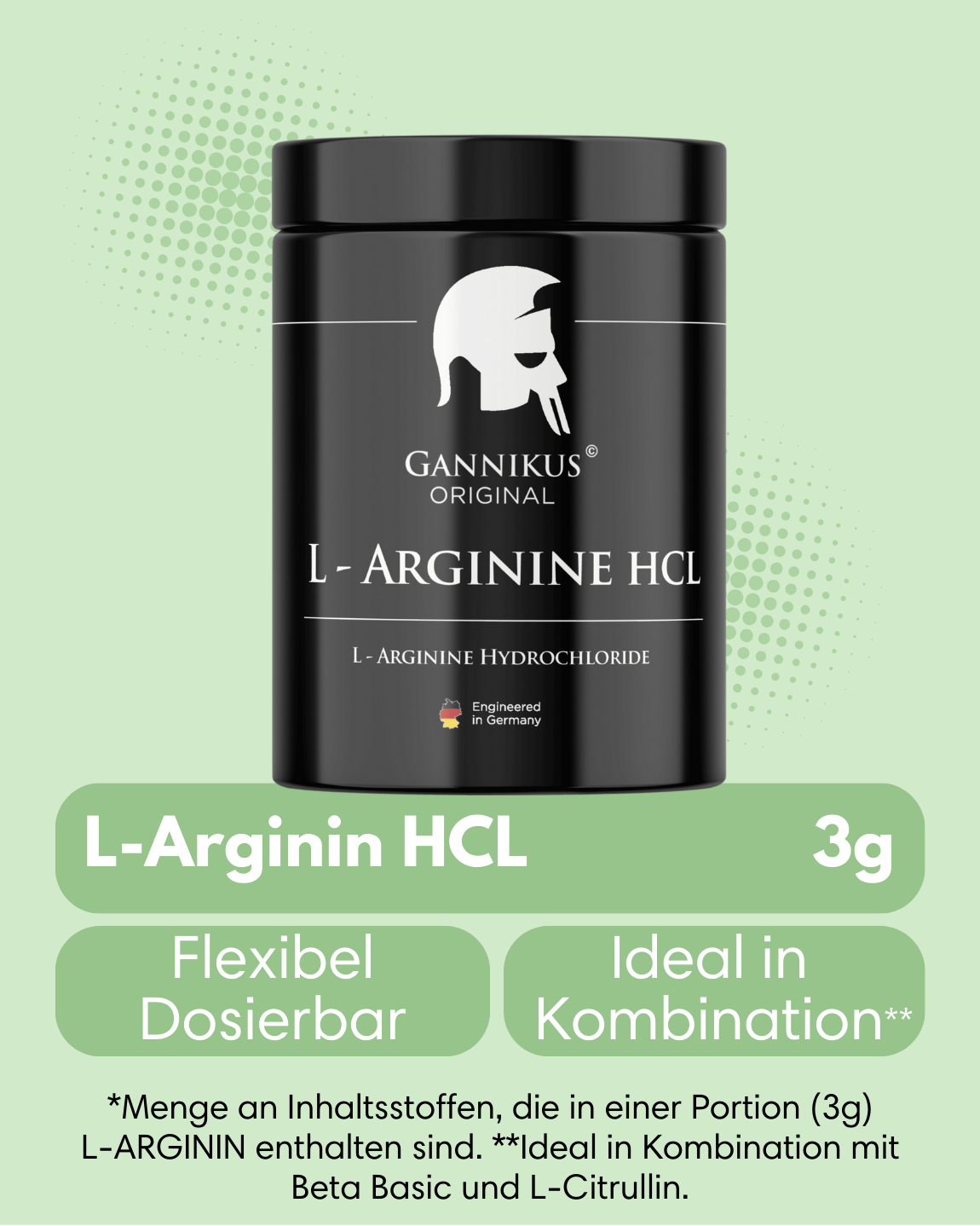 L-ARGININE HCL - 500g