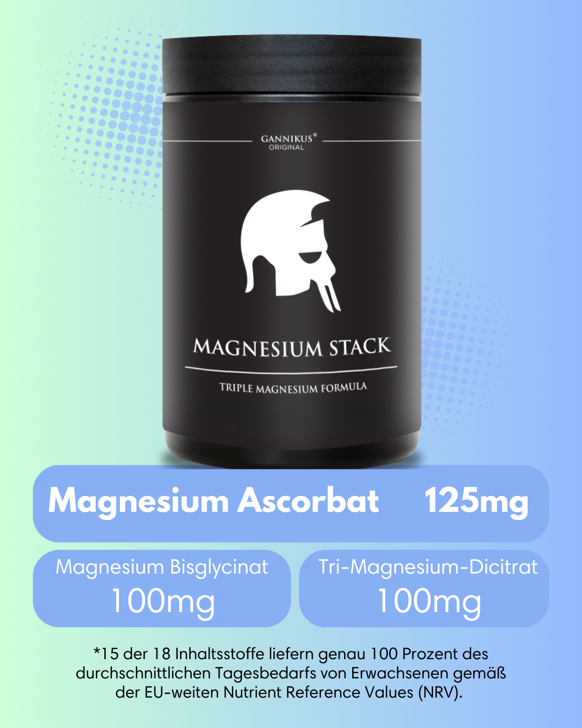 MAGNESIUM STACK - 3x120 Kapseln
