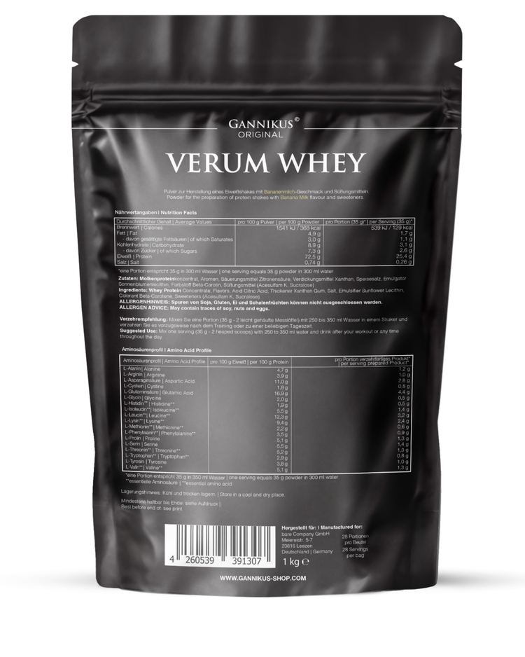 VERUM WHEY PROTEIN - 1kg