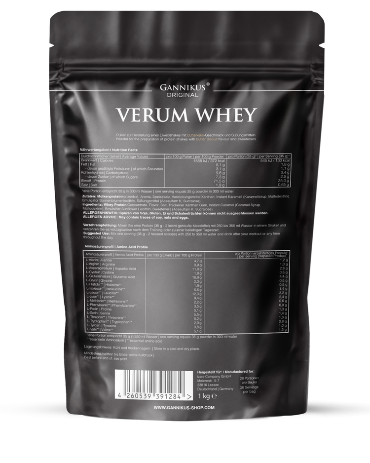 VERUM WHEY PROTEIN - 1kg