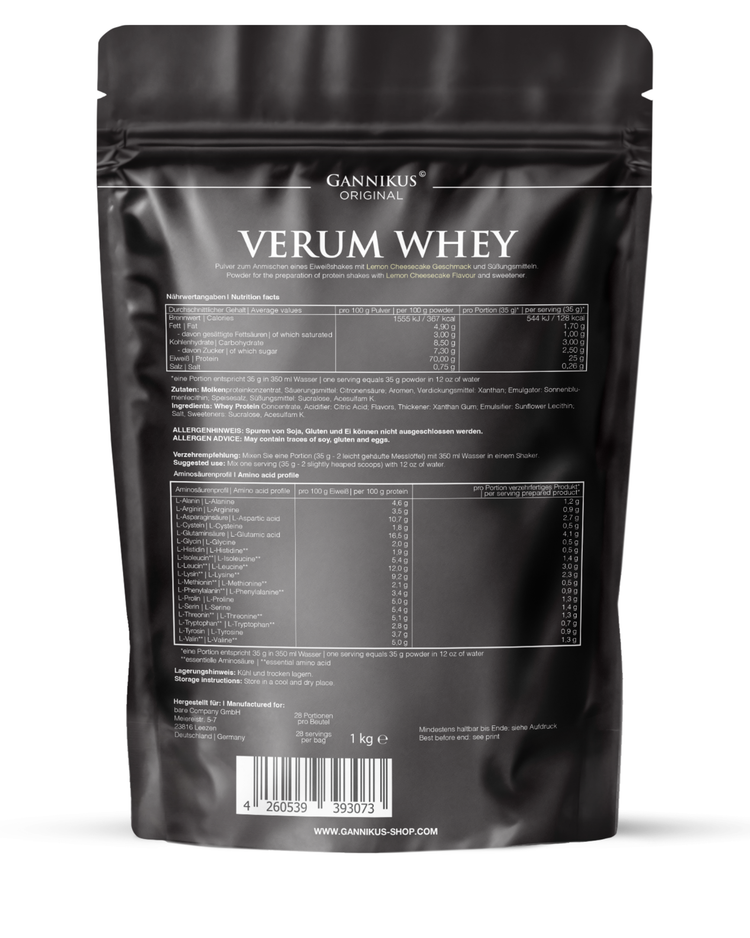 VERUM WHEY PROTEIN - 1kg
