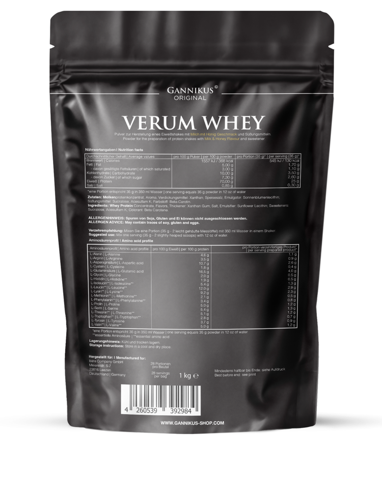VERUM WHEY PROTEIN - 1kg