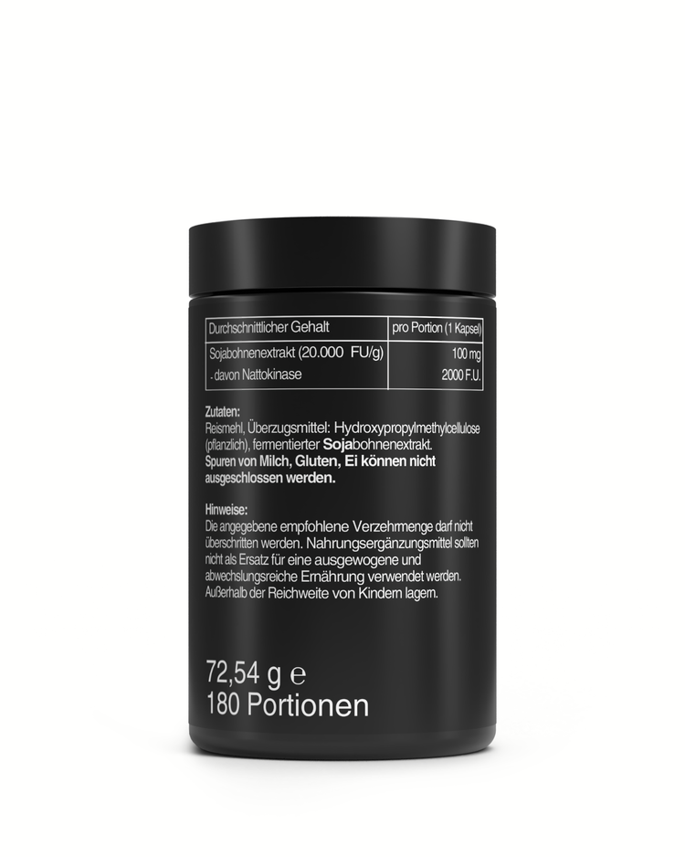 NATTOKINASE - 180 Kapseln