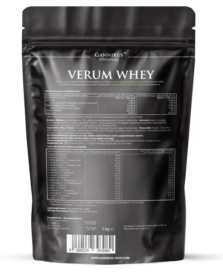 VERUM WHEY PROTEIN - 1kg