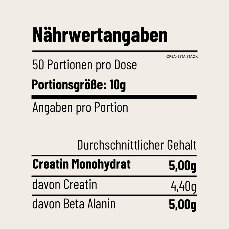 CREA-BETA STACK - 500g