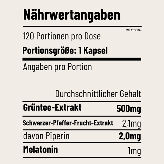 MELATONIN+ - 120 Kapseln