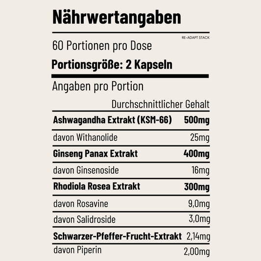 ASHWAGANDHA+ - 120 Kapseln