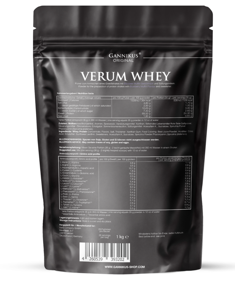 VERUM WHEY PROTEIN - 1kg