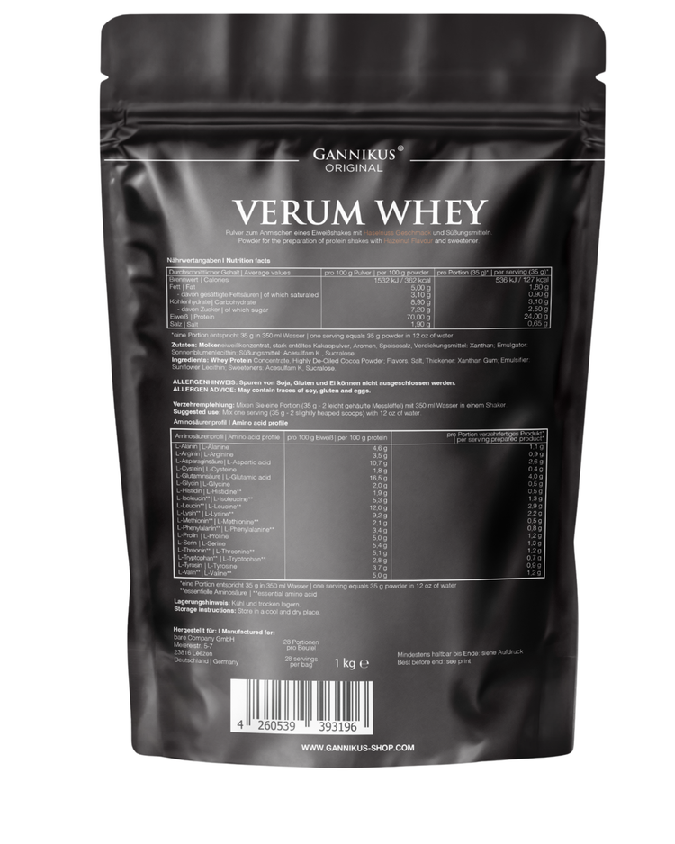 VERUM WHEY PROTEIN - 1kg